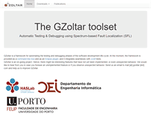 Tablet Screenshot of gzoltar.com